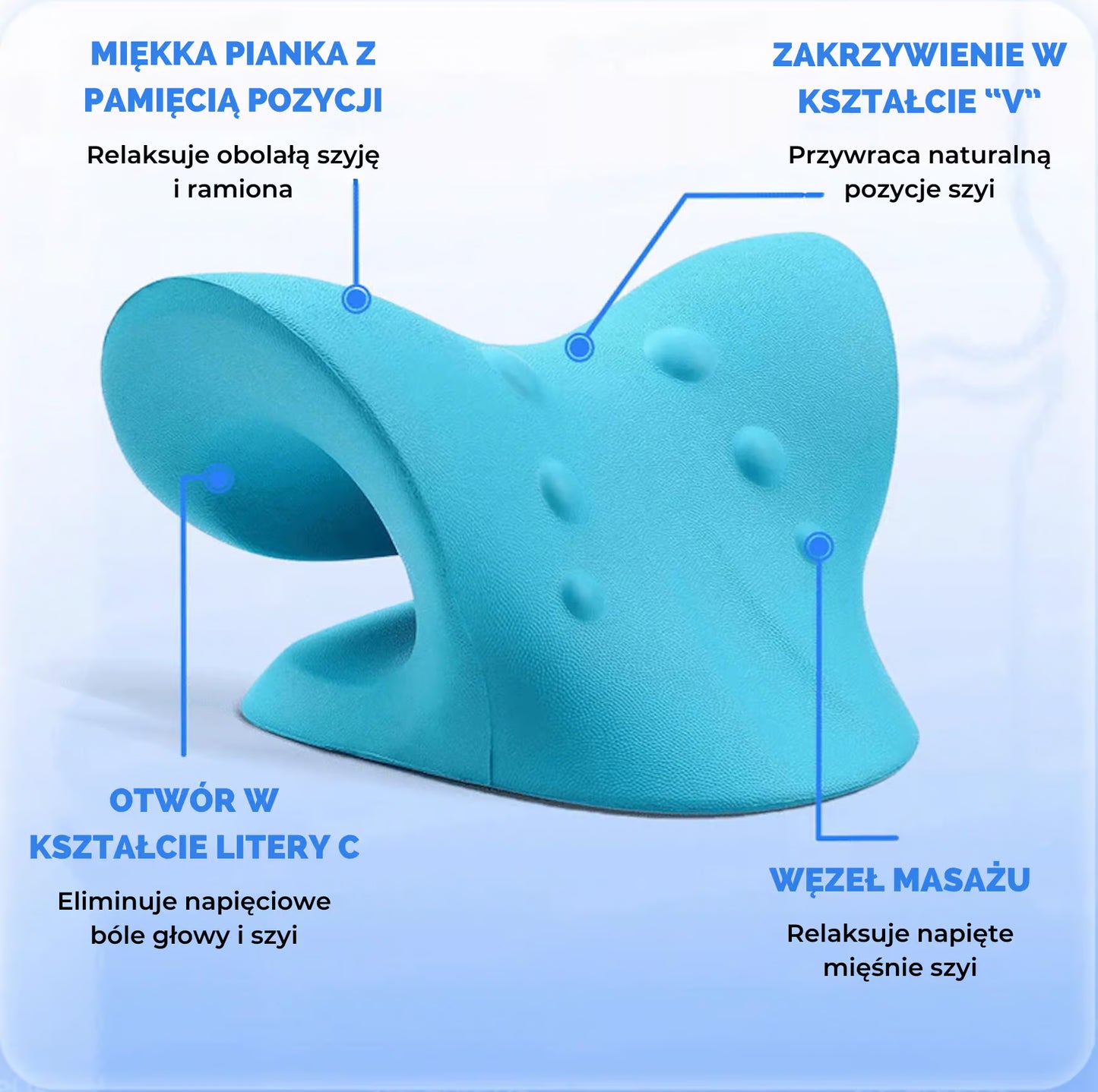 Poduszka pod szyję - Centrum Ulgi