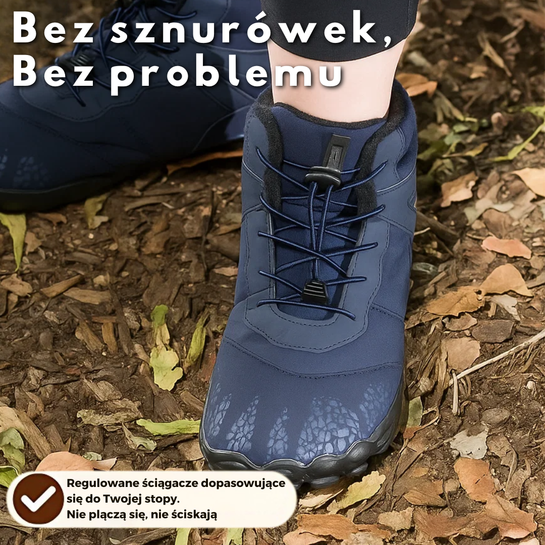 Wasserdichte und rutschfeste Barfuß-Winterstiefel