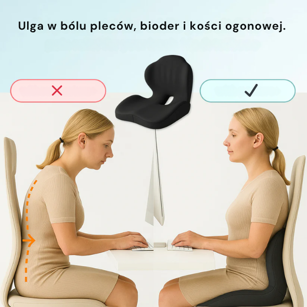 Ergonomiczna Poduszka na siedzenie - Centrum Ulgi
