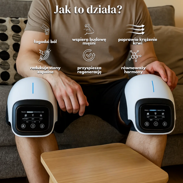 Inteligentny masażer do kolan 4 w 1