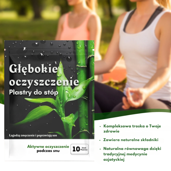 Plastry detoksykacyjne do stóp - Centrum Ulgi