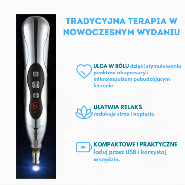 Elektryczny masażer do akupunktury - Centrum Ulgi