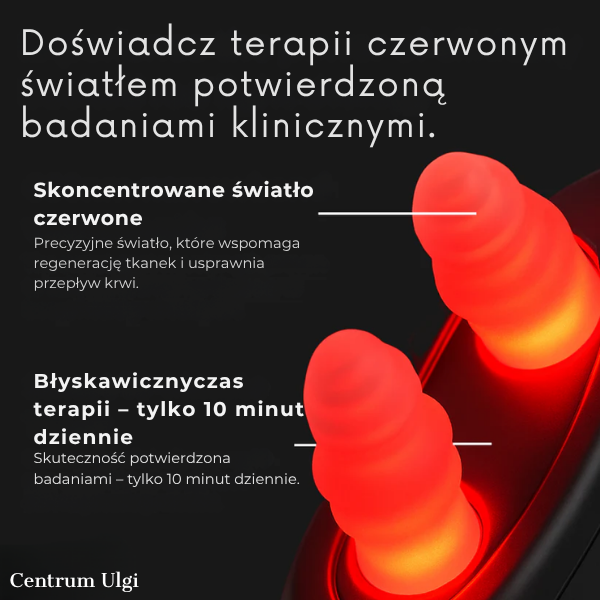 ZatoClear™ - Terapia zatok czerwonym światłem - Centrum Ulgi