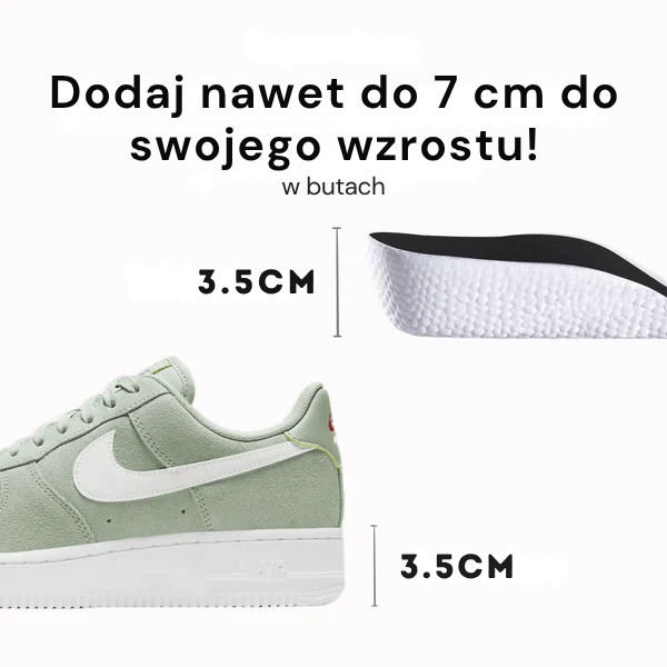 ComfyStep™ Ortopedyczne wkładki zwiększające wzrost - Centrum Ulgi