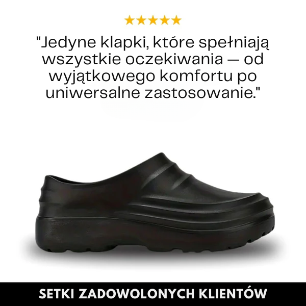 Wygodne i antypoślizgowe klapki - Centrum Ulgi