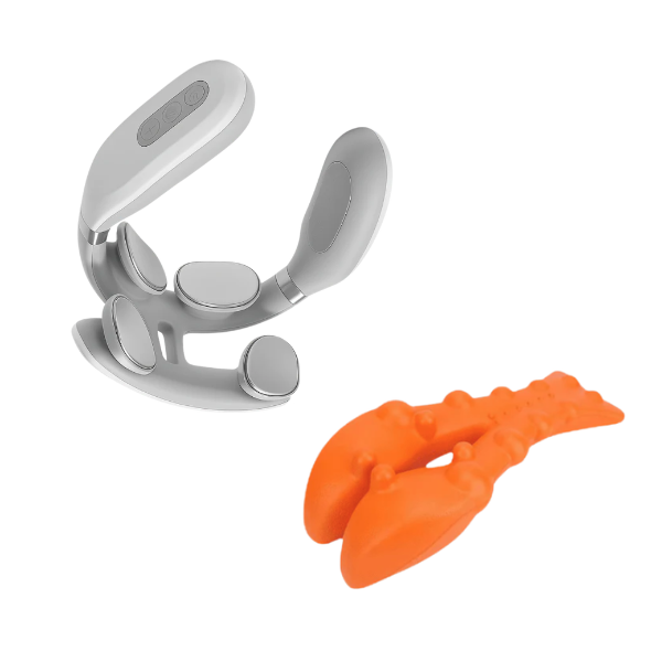 NeckFlow™ - Elektryczny Masażer do szyi z funkcją ciepła - Centrum Ulgi