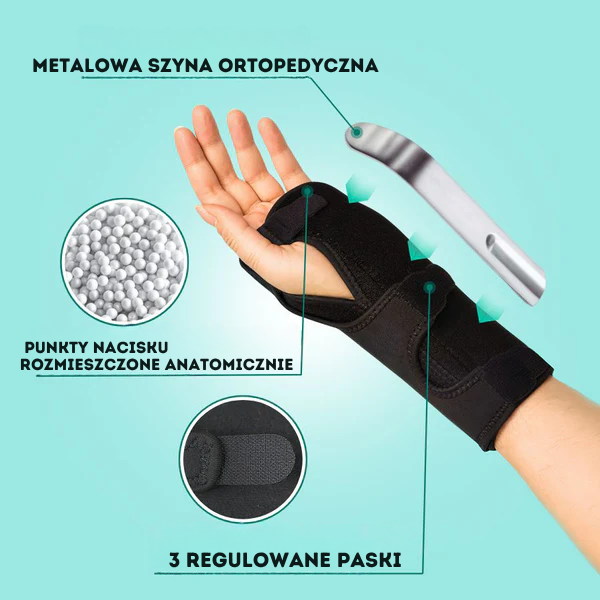 Orteza wspomagająca leczenie bólu nadgarstka - Centrum Ulgi