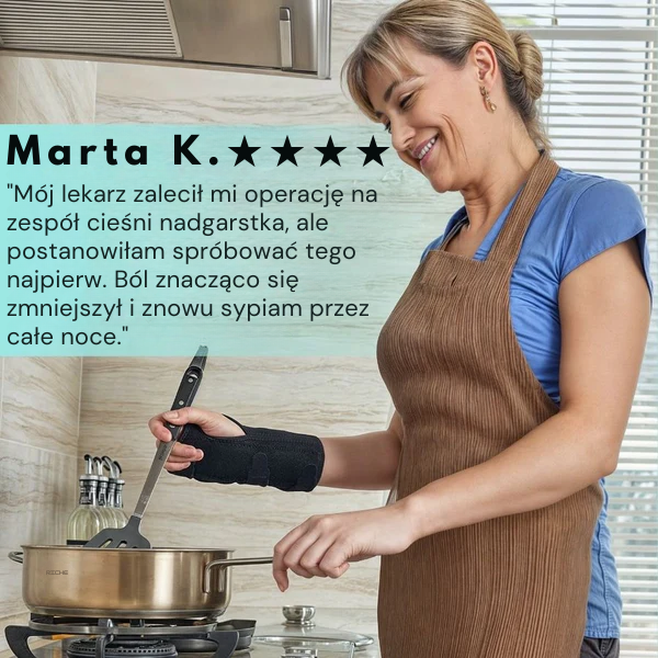 Orteza wspomagająca leczenie bólu nadgarstka - Centrum Ulgi