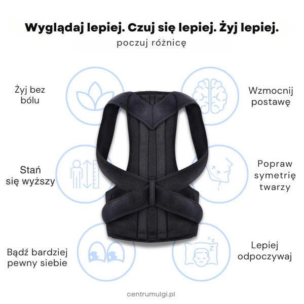 Korektor postawy pleców - Centrum Ulgi