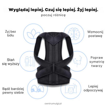 Korektor postawy pleców - Centrum Ulgi