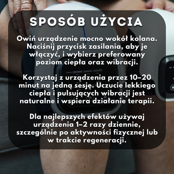Inteligentny masażer do kolan 4 w 1