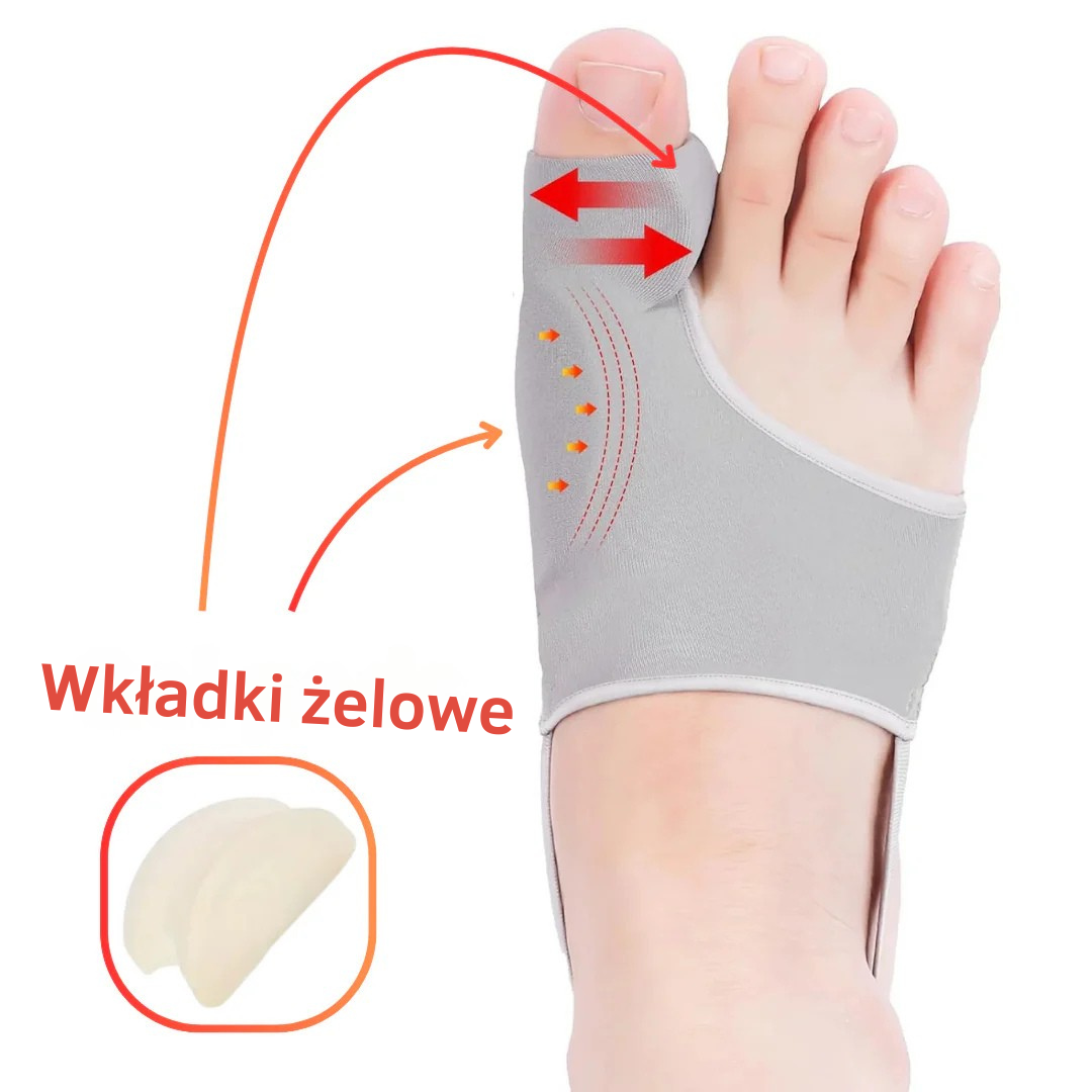 Korektor Haluxów na duży palec - Centrum Ulgi