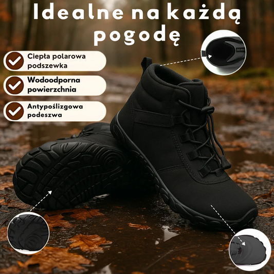 Wasserdichte und rutschfeste Barfuß-Winterstiefel